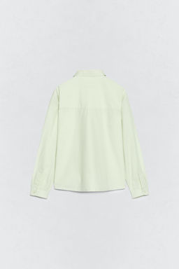CAMISA SOSHIOTSUKI x ZARA / verde lavado  фото 4
