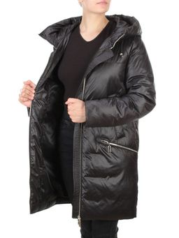 GWD21530P BLACK Пальто зимнее женское PURELIFE (200 гр .холлофайбер) - Fashion фото 9