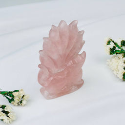 Лиса Кицунэ из Розового кварца - Радуга самоцветов фото 5