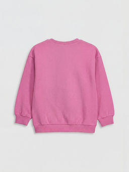 Bisiklet Yaka K?z ?ocuk Sweatshirt