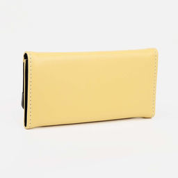 Кошелёк на магните, отдел для купюр, для карт, для монет, цвет жёлтый - Simaland фото 2