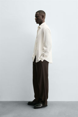 TEXTURED CHECK SHIRT - Zara фото 4