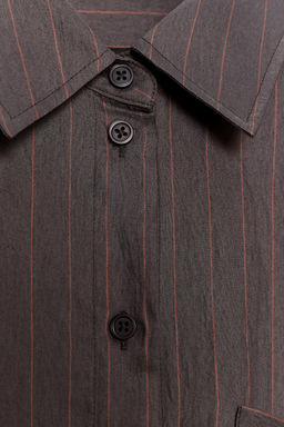 OVERSIZE STRIPED SHIRT ZW COLLECTION - Zara фото 7