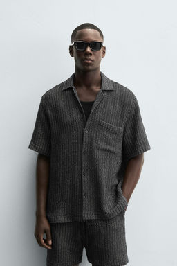TEXTURED JACQUARD SHIRT - Zara фото 2