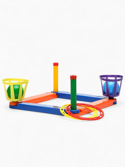 Кольцеброс-Шароброс, 2 шара, 2 кольца, 16.5×35 см, МИКС