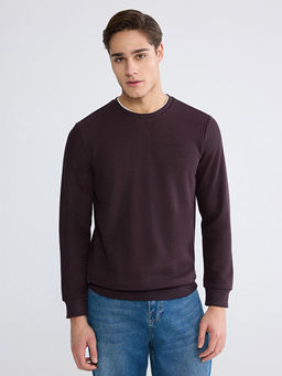 Bisiklet Yaka Erkek Sweatshirt