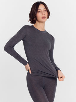 Термокомплект женский серый (джемпер, леггинсы) меланж темно-серый 4348-F 692432 - Mark formelle фото 10