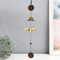 Музыка ветра «Солнце», 3 колокольчика, 35 см