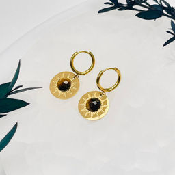 Серьги с Тигровым глазом