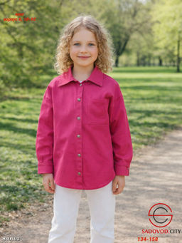 Рубашка для девочки из хлопка