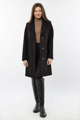 01-10540 Пальто женское демисезонное (пояс)