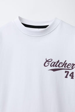 JOGGING T-SHIRT WITH LABEL - Zara фото 3
