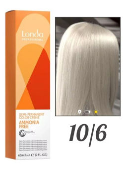 Интенсивное тонирование 10/6 яркий блонд фиолетовый Londa
