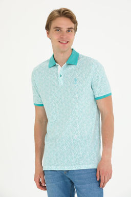 Мужская мятная футболка-поло Неожиданная скидка в корзине - U.s. polo assn фото 10