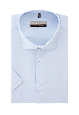 Сорочка мужская короткий рукав GREG 210/108/Z STRETCH  фото 3