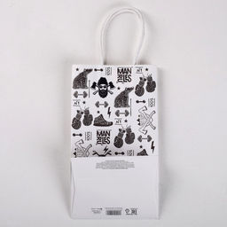 Пакет подарочный крафт С Днём защитника Отечества, 21 х 12 х 9 см - Дарите счастье фото 3