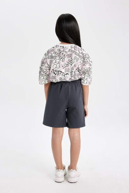 Шорты с принтом для девочек - Defacto фото 9