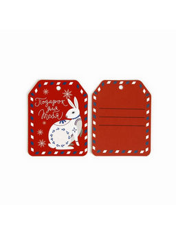 Цена за 10 шт. Шильдики на подарки «Новогоднее настроение», 6.5×5 см, набор 6 шт.