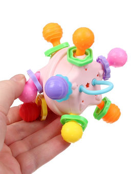 Развивающая сенсорная игрушка «Тянучка», с погремушкой