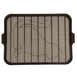 Туалет «Верный Друг» для кошек, с решёткой, 45×36×15 см, слоновая кость