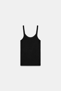 SOFT INTERLOCK TOP WITH DRAPED SIDE DETAIL - Zara фото 15