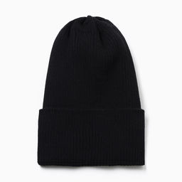 Шапка детская, чёрная, размер 48-52 (3-5 лет)