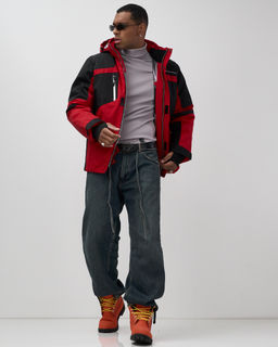 Горнолыжная куртка мужская зимняя красного цвета 7613Kr - Mtforce фото 16