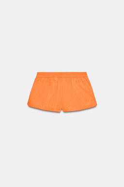 SHORTS NYLON CORDONES / Naranja - Zara фото 6