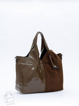 Сумка женская кожаная 98184-3MSS army green Velina Fabbiano-Safenta в Новосибирске