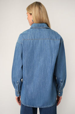 Женская джинсовая рубашка Happyfox