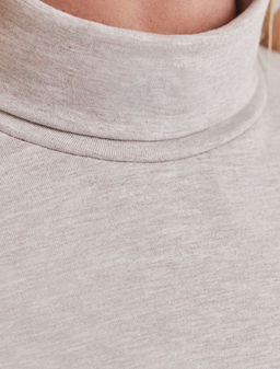 D49.114 Футболка женская кофейный меланж