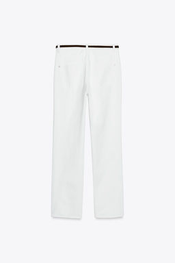 JEANS Z1975 90S STRAIGHT HIGH-WAIST BELT - Zara фото 7