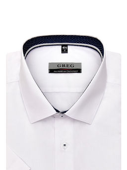 Сорочка мужская короткий рукав GREG 100/209/WH/Z/1p фото 3