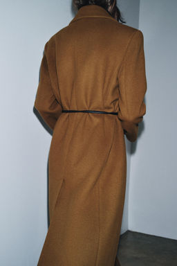 WOOL BLEND COAT ZW COLLECTION - Zara фото 4