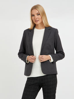 пиджак женский серый