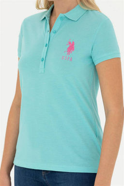 Женская мятная базовая футболка Неожиданная скидка в корзине - U.s. polo assn фото 6