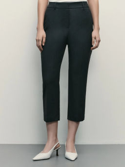 Укороченные брюки с вискозой в составе / Zarina  фото 2