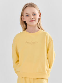 Комплект для девочек желтый свободного кроя - Mark formelle фото 2