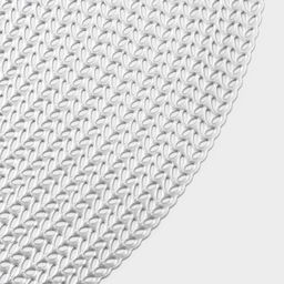 Салфетки сервировочные на стол Доляна «Тринити», d=38 см, 4 шт., серебряные