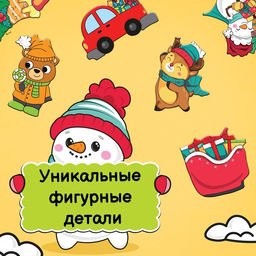 Пазл - головоломка Новогодняя ёлочка, рамка - вкладыш, 31 деталь