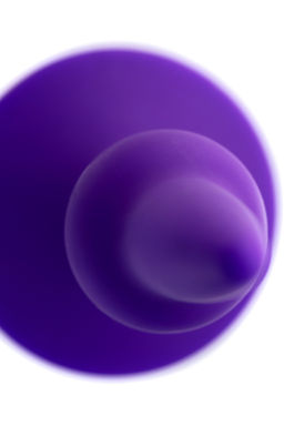 Анальная втулка ToDo by Toyfa Klapsy, силикон, фиолетовая, 10,5 см, 3 см