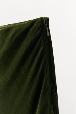 LACE VELVET MIDI SKIRT - Zara фото 5