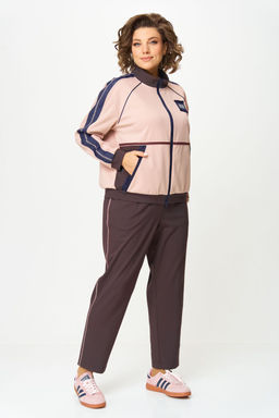 Костюм Aira Style 24241 шоколад+пудра