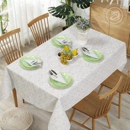 Столовый набор Вензель:скатерть 150*250 см.+12 салф. рогожка - Лен поволжья фото 3