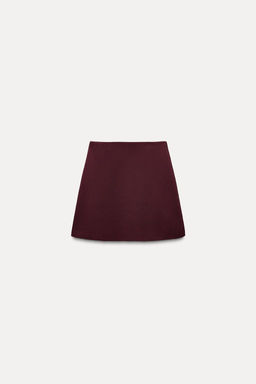 PLAIN KNIT MINI SKIRT - Zara фото 6