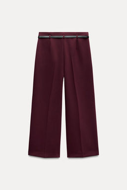 ZW COLLECTION BELTED CULOTTES - Zara фото 5