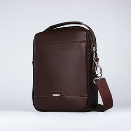Сумка мужская TEXTURA через плечо, искусственная кожа, цвет коричневый  фото 2