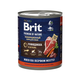 Консервы Premium by Nature с говядиной и печенью для взрослых собак всех пород 5051151