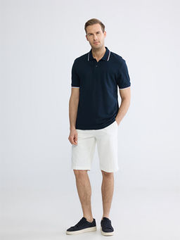 Polo Yaka K?sa Kollu Pike Erkek Ti??rt