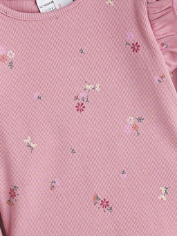 ?i?ekli K?z ?ocuk Bluz ve Tayt